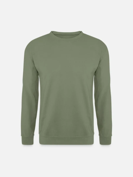 Unisex Pullover - Armeegrün - Vorne