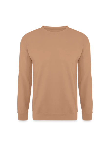 Sweat-shirt Unisexe - moka - Devant