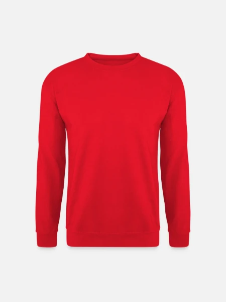 Unisex Sweatshirt - red - Front