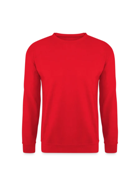 Unisex Sweatshirt - red - Front