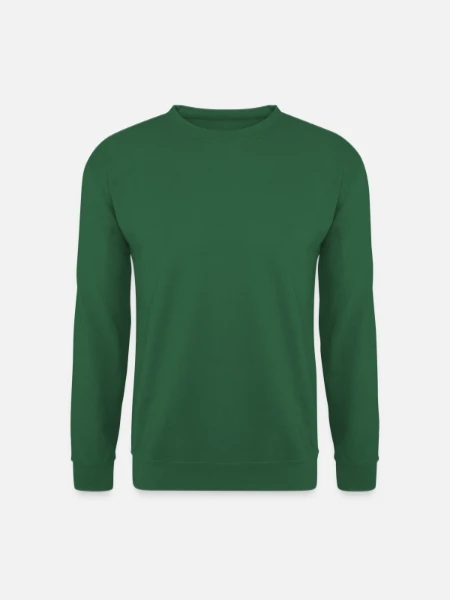 Sweat-shirt Unisexe - vert foncé - Devant