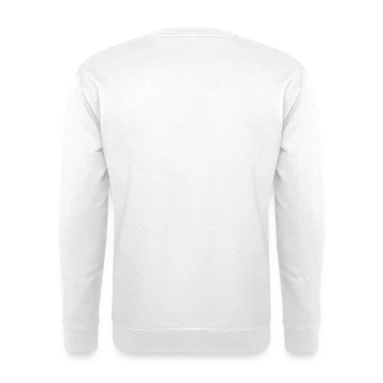 Unisex Pullover - Weiß - Hinten