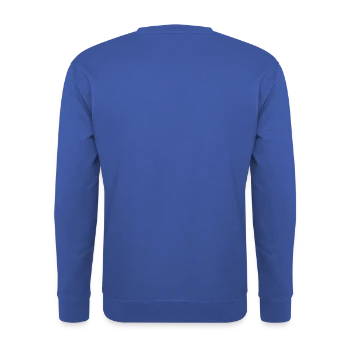 Sweat-shirt Unisexe - bleu royal - Dos - Michal (187cm)