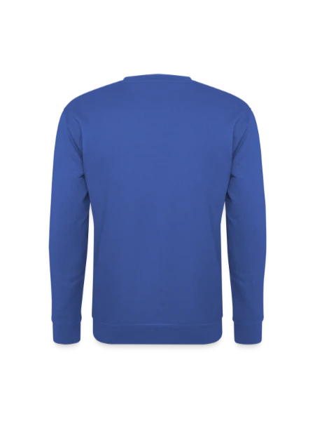 Sweat-shirt Unisexe - bleu royal - Dos