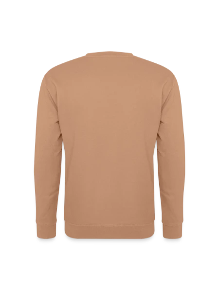 Sweat-shirt Unisexe - moka - Dos