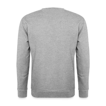 Sweat-shirt Unisexe - gris chiné - Dos - Michal (187cm)