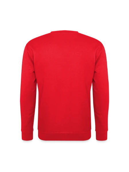 Unisex Sweatshirt - red - Back