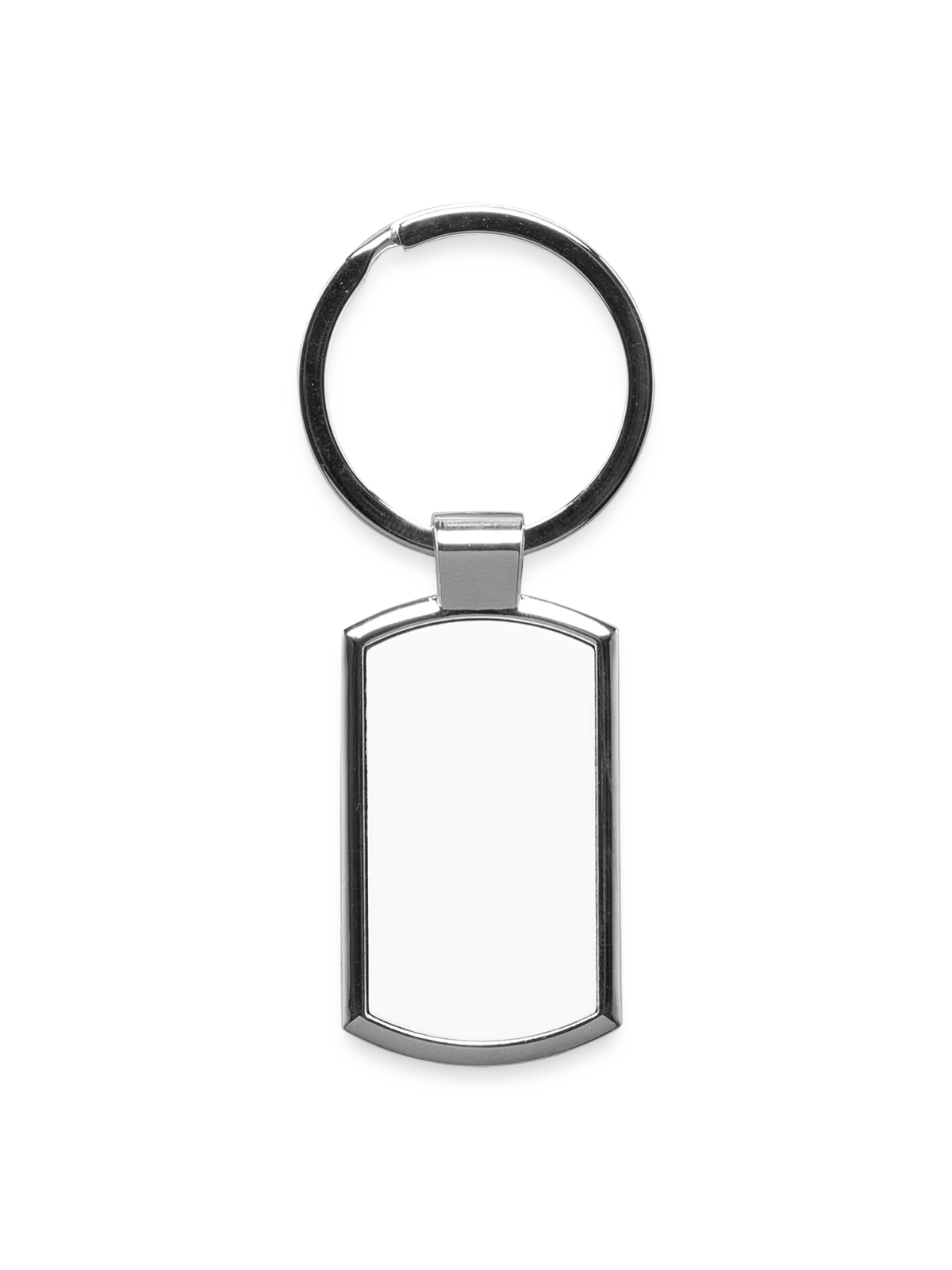 Aluminium-Schlüsselanhänger - Lightsilver - Vorne