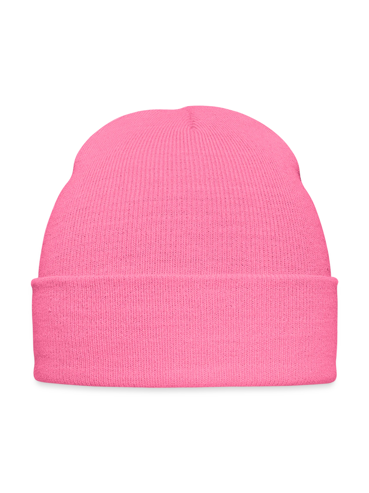 Bestickte Wintermütze - Pink - Vorne