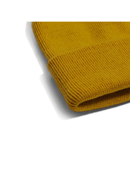 Embroidered Winter Hat - mustard yellow - Front