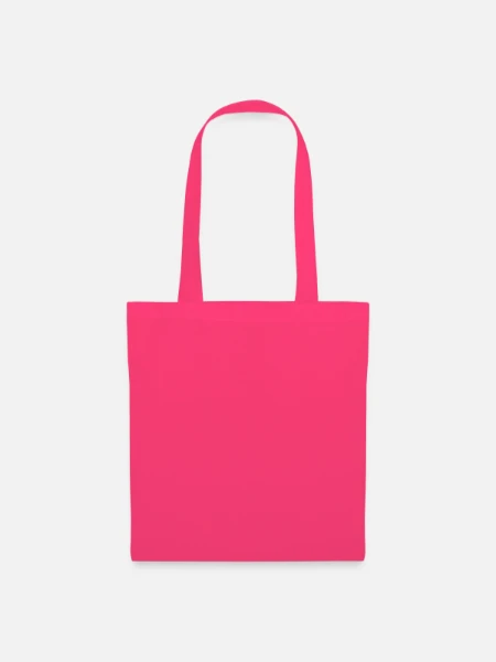 Sac en tissu - rose azalée - Devant