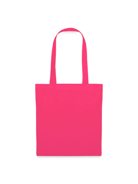 Sac en tissu - rose azalée - Devant