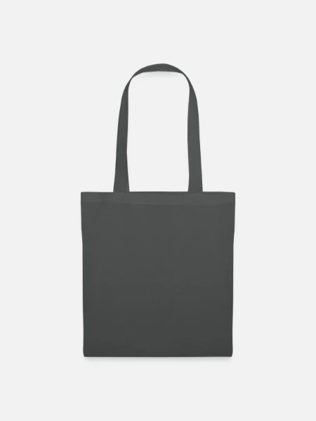 Sac en tissu - gris graphite - Devant