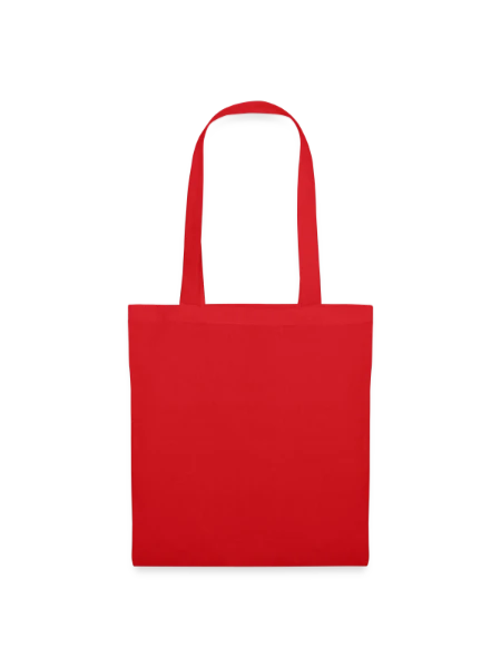 Sac en tissu - rouge - Devant