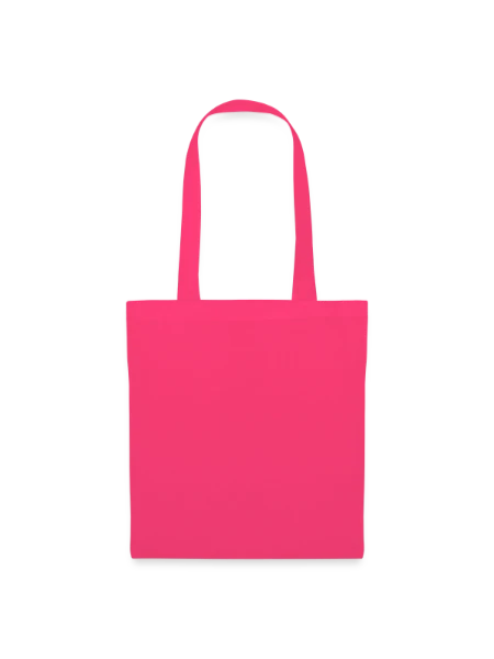 Sac en tissu - rose azalée - Dos