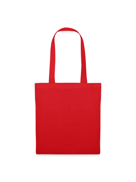 Sac en tissu - rouge - Dos