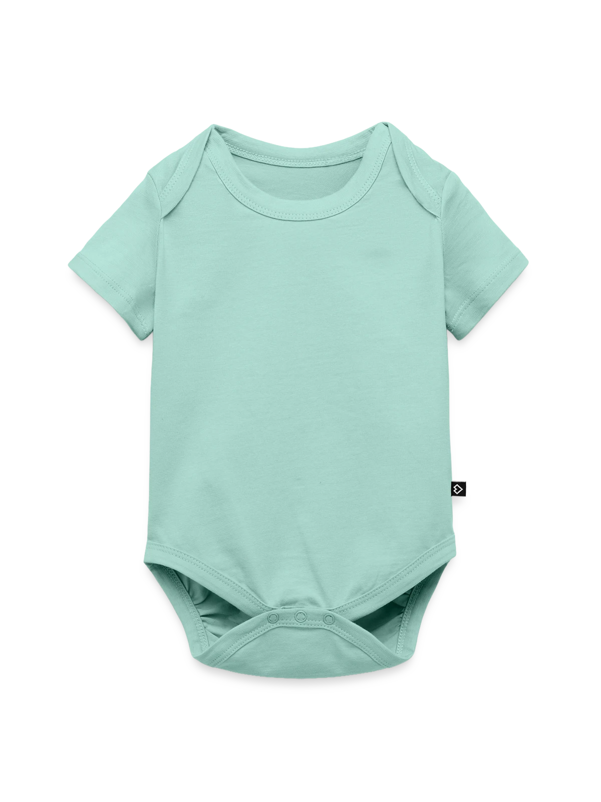 Baby Premium short-sleeve bodysuit - mint  - Front