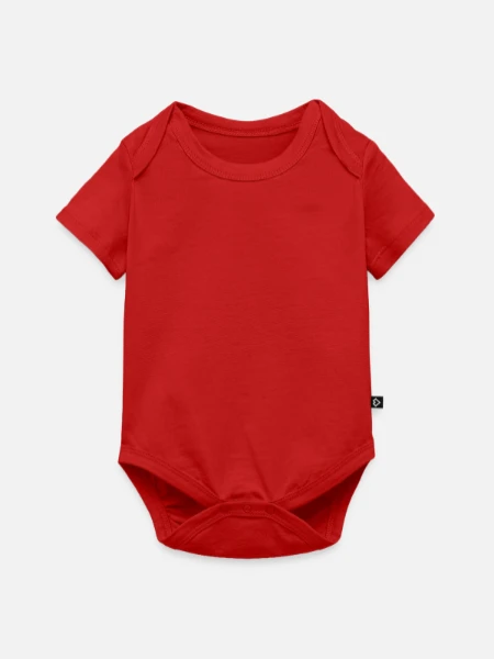 Baby Premium short-sleeve bodysuit - red - Front