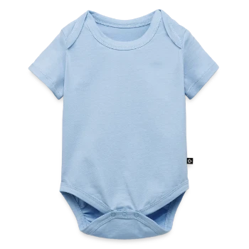 Baby Premium short-sleeve bodysuit - light blue - Front