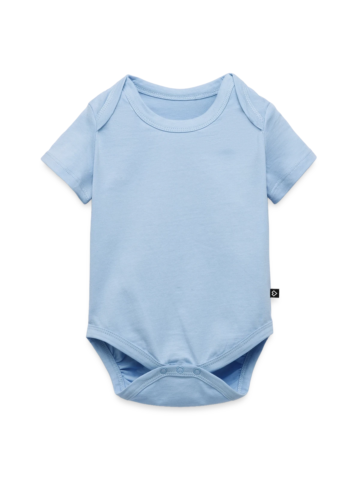 Baby Premium short-sleeve bodysuit - light blue - Front