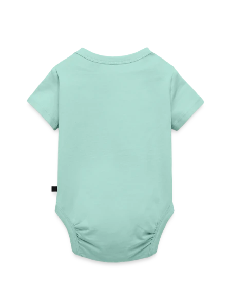Baby Premium short-sleeve bodysuit - mint  - Back