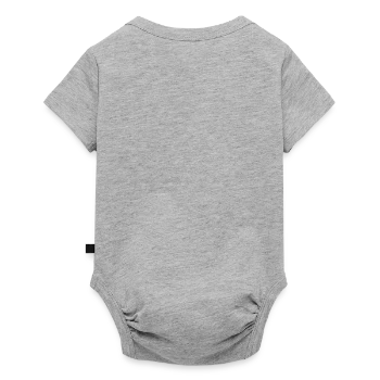 Baby Premium short-sleeve bodysuit - heather grey - Back