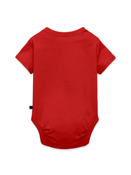 Baby Premium short-sleeve bodysuit - red - Back