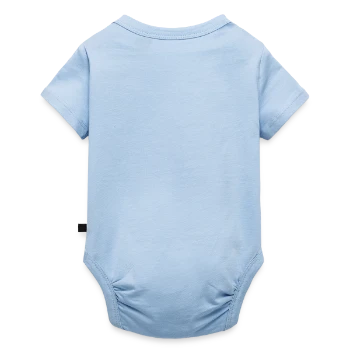 Baby Premium short-sleeve bodysuit - light blue - Back
