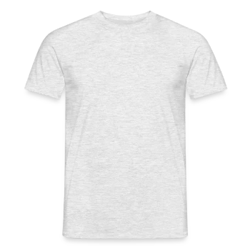 T-shirt homme - gris chiné - Devant - AI Model Male 178 dark (178cm)