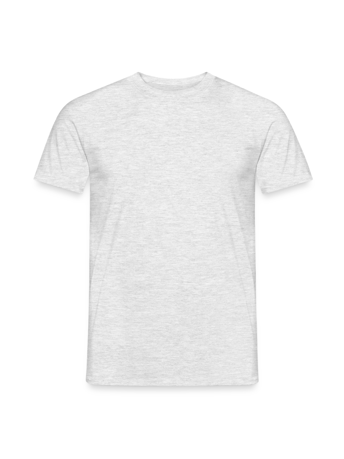 T-shirt homme - gris chiné - Devant