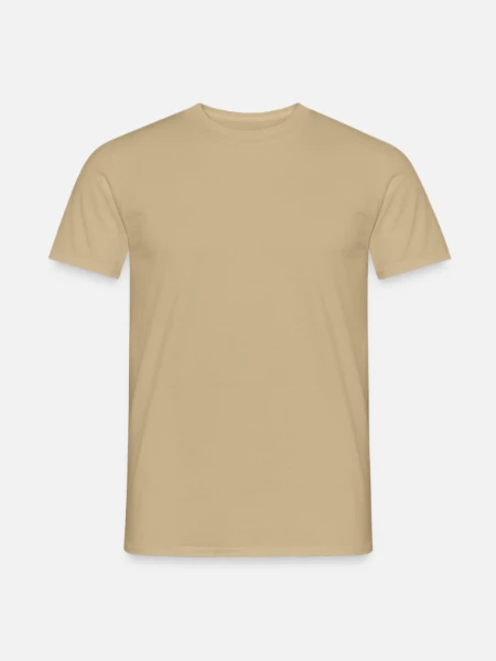Men's T-Shirt - sand beige - Front