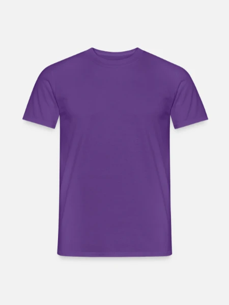Männer T-Shirt - Lila - Vorne