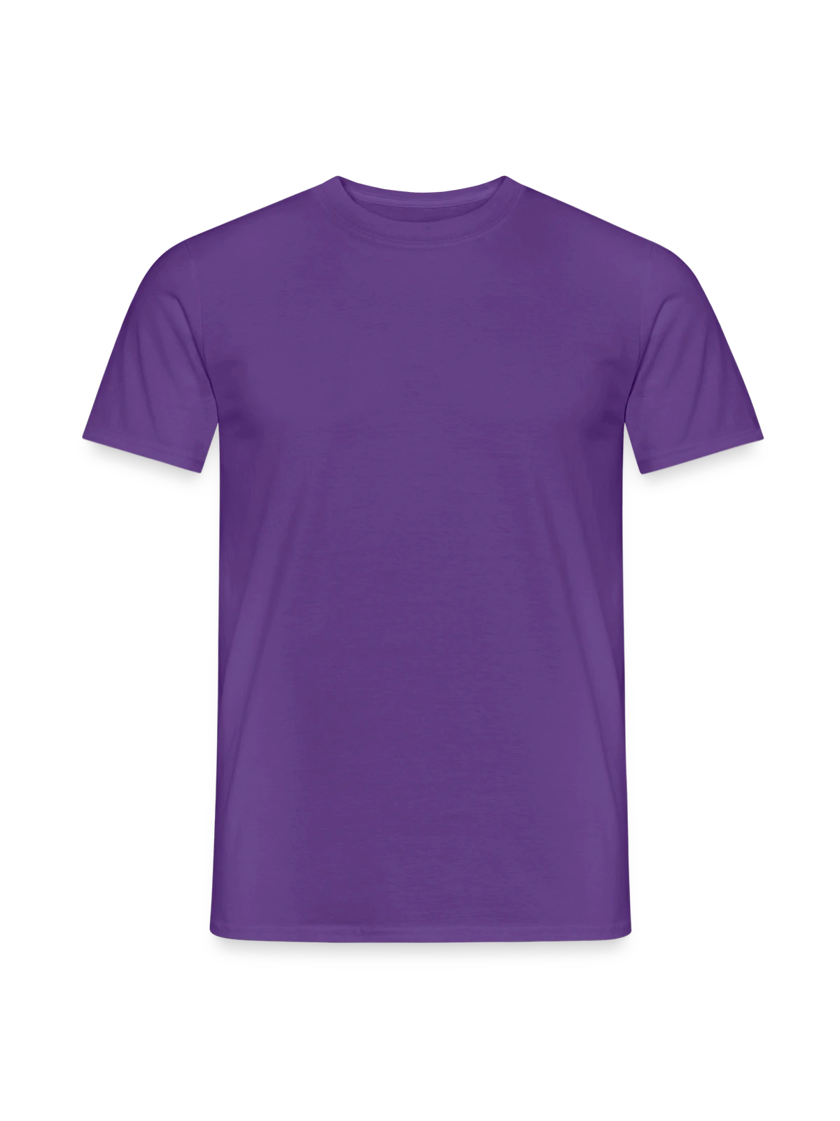Männer T-Shirt - Lila - Vorne