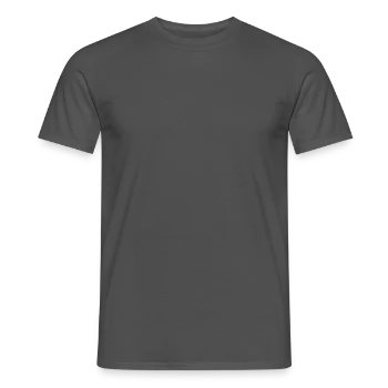 Men's T-Shirt - charcoal grey - Front - AI Model Male 178 light (178cm)