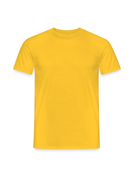 T-shirt homme - jaune - Devant