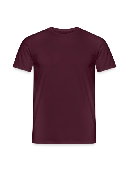 Men's T-Shirt - brick red - Front