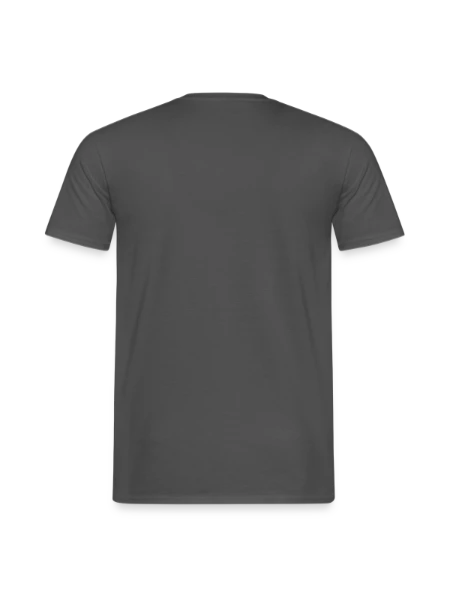 Men's T-Shirt - charcoal grey - Back