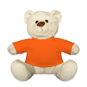 Teddy Bear - golden orange - Front