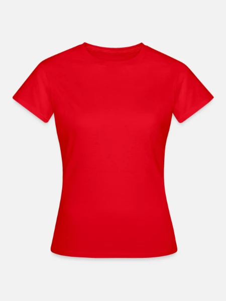 Women's T-Shirt - red - Front