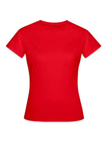 Women's T-Shirt - red - Front