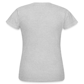 T-shirt Femme - gris chiné - Dos - AI Model Female 172 dark (172cm)
