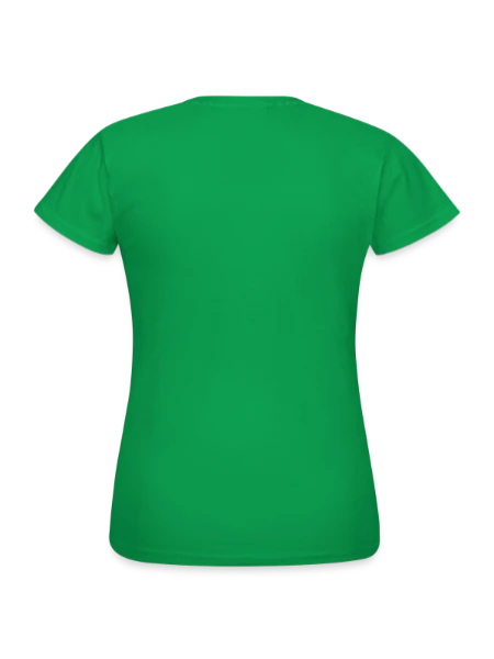 Women's T-Shirt - kelly green - Back