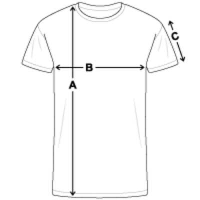 Maßschema Stanley/Stella Unisex Bio-T-Shirt CRAFTER
