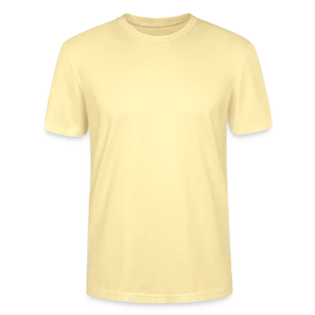 Ekologisk T-shirt CRAFTER unisex från Stanley/Stella - crème - Fram - Alina (178cm) & Michal (187cm)