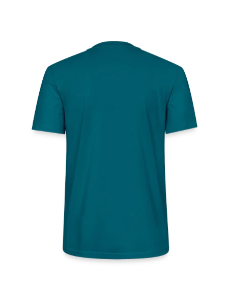 Stanley/Stella Unisex Bio-T-Shirt CRAFTER - Ozeanblau - Hinten