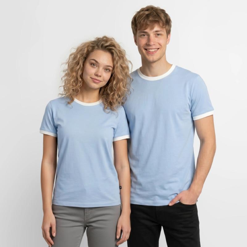 T-shirt contrasté Homme