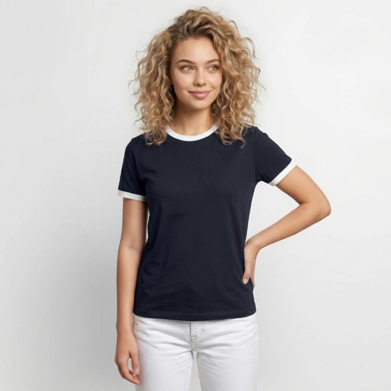 T-shirt contrasté Homme