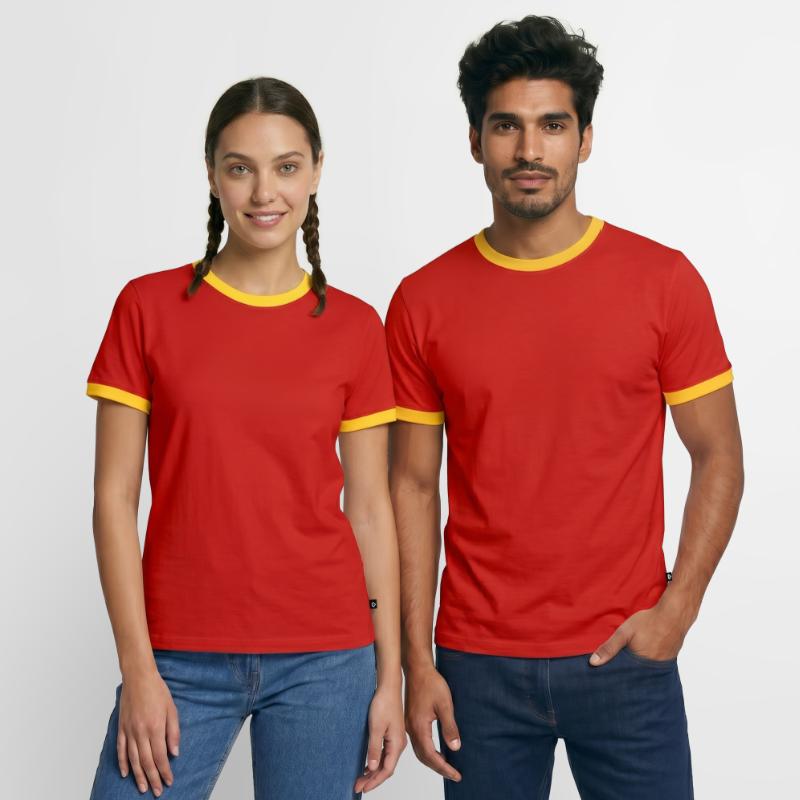 Männer Kontrast-T-Shirt