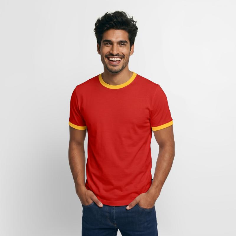 Männer Kontrast-T-Shirt