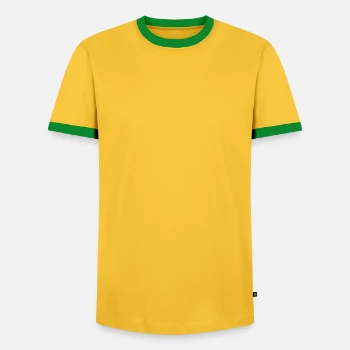 Kontrast-T-shirt herr